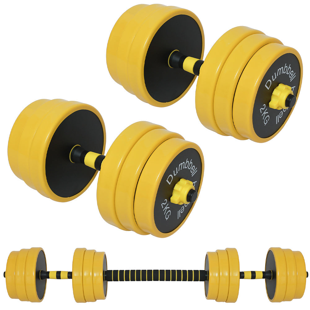 Set Manubri da 30kg (4x2.75kg+4x2.5kg+4x2kg) Bilanciere Pesi Fitness Allenamento