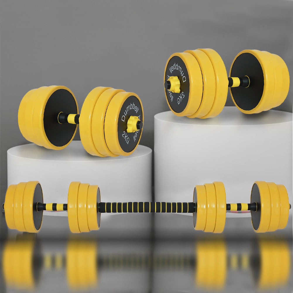 Set Manubri da 30kg (4x2.75kg+4x2.5kg+4x2kg) Bilanciere Pesi Fitness Allenamento