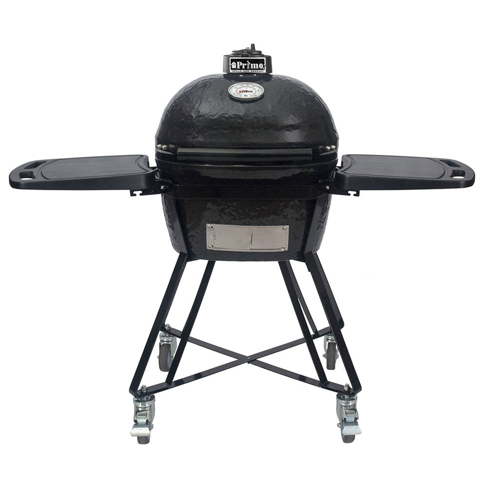 Barbecue Primo Charcoal All in One Kamado in Ceramica Ovale con Carrello Formato: Junior