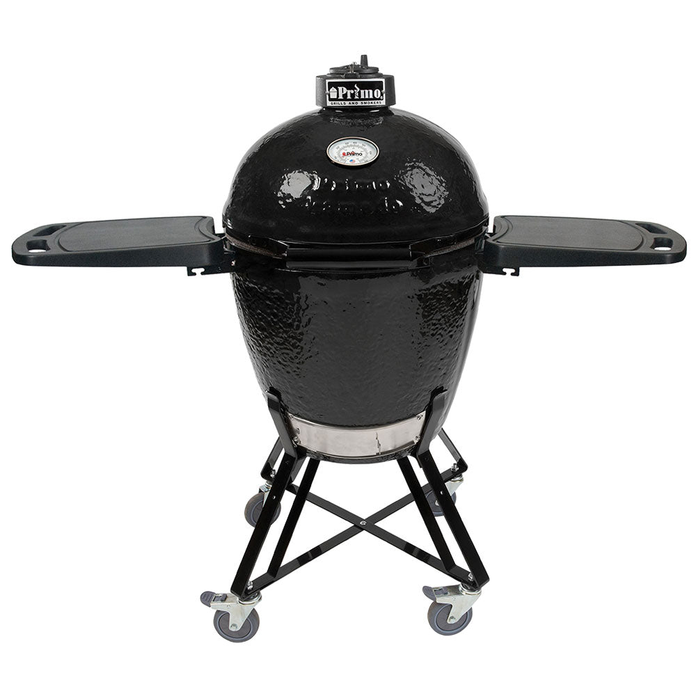 Barbecue Primo Round Charcoal All in One Kamado in Ceramica Ovale con Carrello