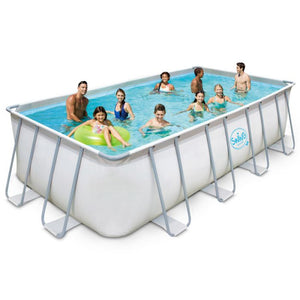 Piscina Fuori Terra Swing Elite Metal Frame Rettangolare 5,49 X 2,74 X H.1,32 M - Kit Easy