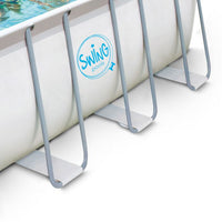 Piscina Fuori Terra Swing Elite Metal Frame Rettangolare 5,49 X 2,74 X H.1,32 M - Kit Pro