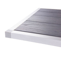 Base in legno WPC 79 x 65 cm per doccia solare da giardino