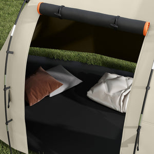 Tenda da Campeggio 4-5 Persone con Copertura Oscurante 460x230x180 cm Impermeabile con Borsa di Trasporto in Poliestere