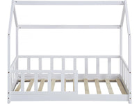 Letto a capanna 80x160 cm in legno bianco Habitat et Jardin per bambini