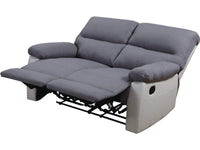 Habitat et Jardin Divano Relax 2 Posti 147cm Bianco/Grigio Chiaro