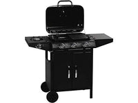 Habitat et Jardin Barbecue a Gas 4 Fuochi 10,5 kW Nero