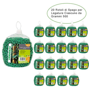 20 rotoli per legature da giardino in pvc ciascuno da grammi 500 diametro 3 mm