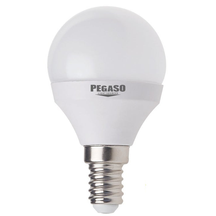 Lampadina a sfera led classe a++ e14 3 watt 3000k