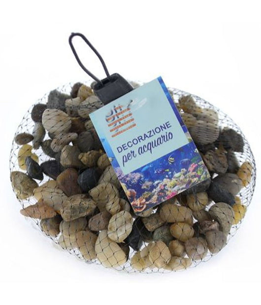 3pz Pietre Decorative Acquario Decorazione Sassi Piante Vasi 300gr 0.5x0.8 Cm         