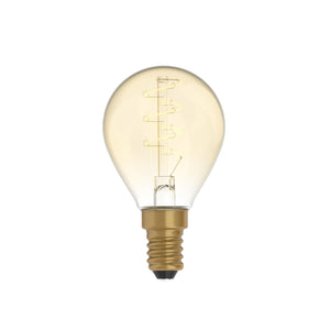 Lampadina led vintage con finitura oro