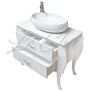 Mobile bagno Paris con lavabo e specchio