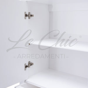 Colonna bagno contemporaneo bianco shabby