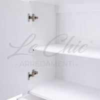 Colonna bagno contemporaneo bianco shabby