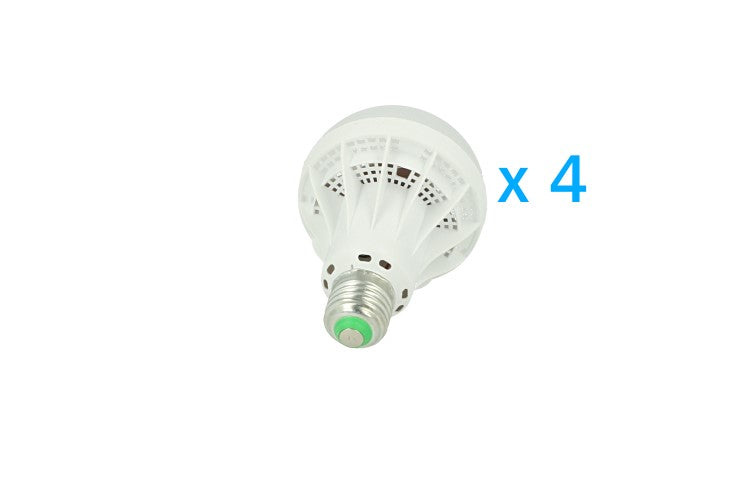 4 PZ Lampade LED E27 Globo Opaca Sfera G85 15W Diametro 85mm Bianco Freddo