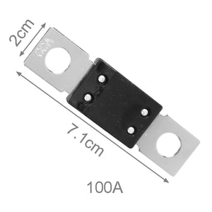 4 Pezzi Fusibile ad Alta Corrente 100A per Auto Camion Veicoli da Costruzione Autobus Foro Fusibile 50mm 2cmx7.1cm