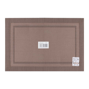 4 Pezzi Tovagliette in PVC+Poliestre Antiscivolo Impermeabilie Resistente al Calore e allo Sporco Lavabili 45x30cm Modello 10