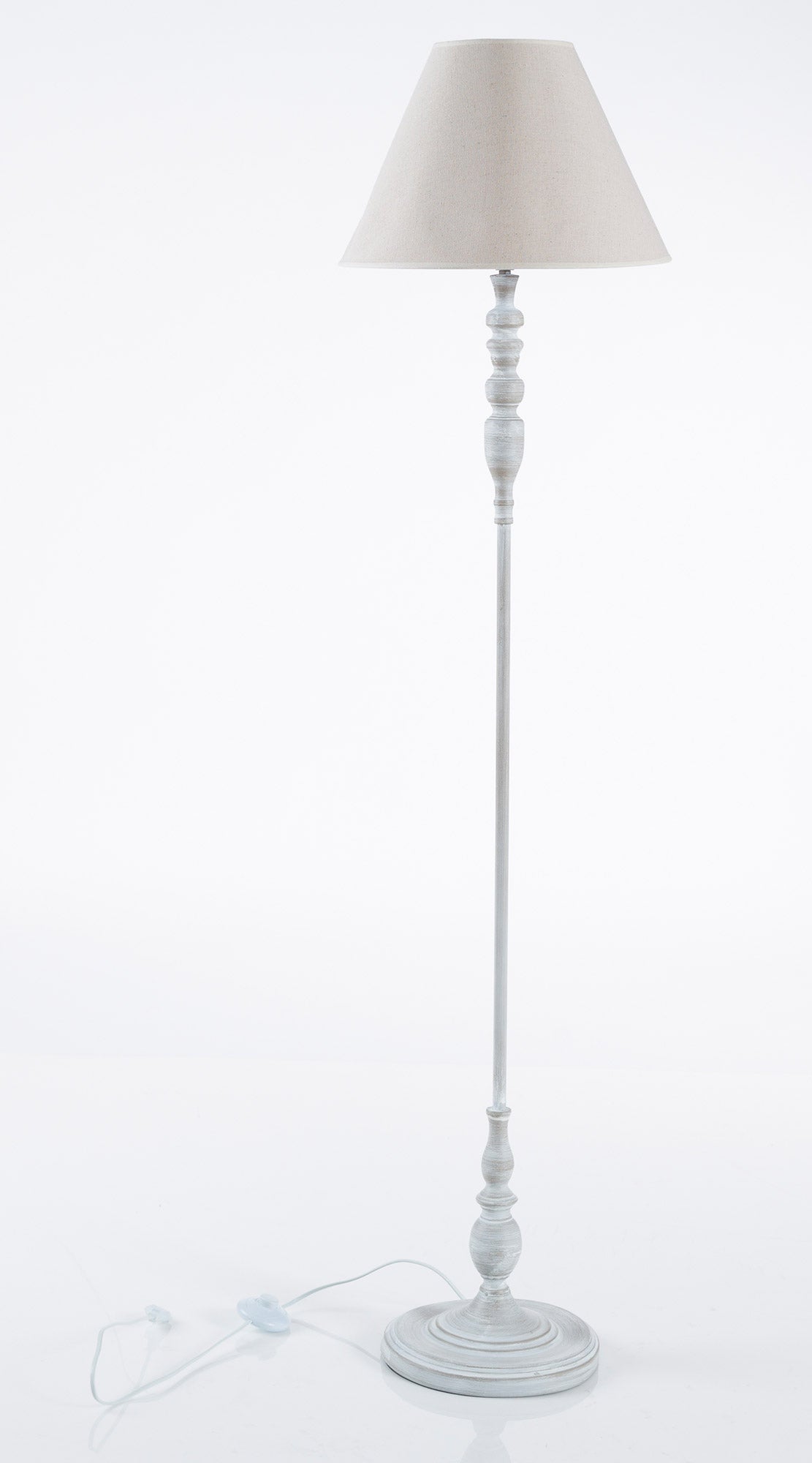 Lampada da Terra Ø38xH154 cm Classica Bianco