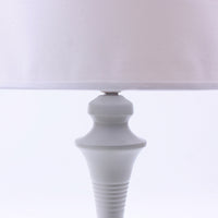 Lampada da Tavolo Ø35xH70 cm in Metallo Grigio