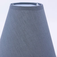 Lampada da Tavolo Ø16xH36 cm in Metallo Grigio