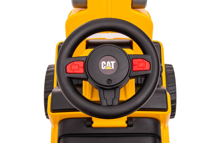 Escavatore con Ruspa Cavalcabile 54x30x35 cm Caterpillar Giallo