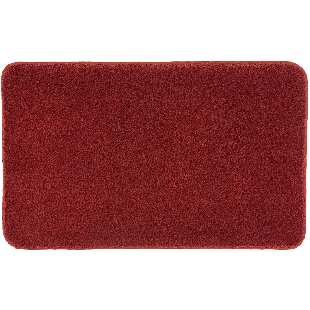 Kleine Wolke Tappeto per Bagno Relax 60x100 cm Rosso Rubino 430257