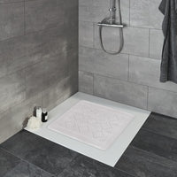 Kleine Wolke Tappetino di Sicurezza da Bagno Arosa 55x55 cm Grigio 442343