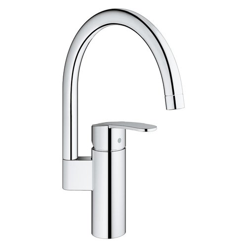 Miscelatore lavello grohe 32449001 wave cromo starlight