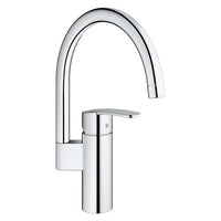 Miscelatore lavello grohe 32449001 wave cromo starlight