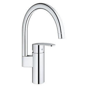 Miscelatore lavello grohe 32449001 wave cromo starlight