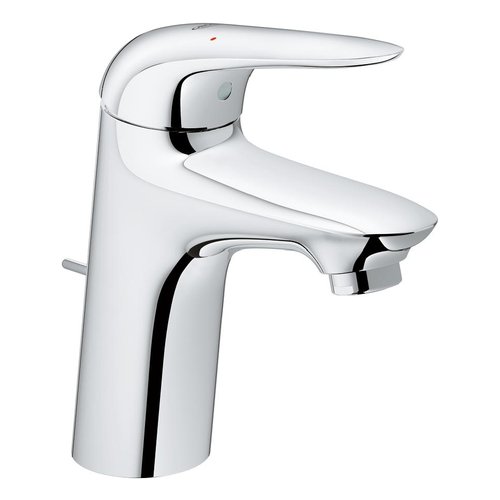 Miscelatore lavabo grohe 32284001 wave cromo starlight