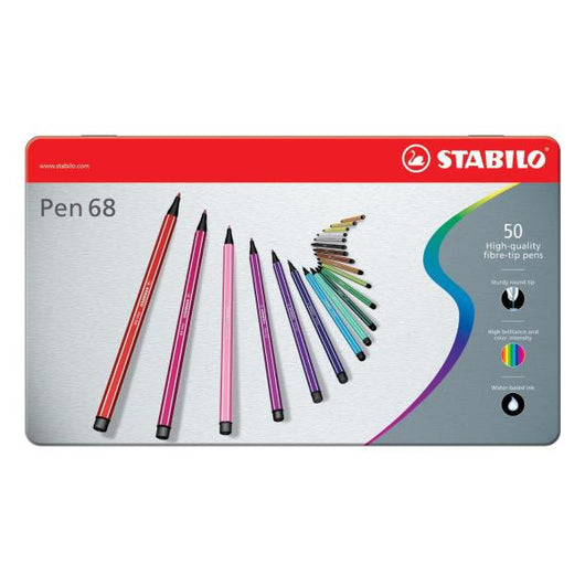 Stabilo pen 68 marcatore colori assortiti 50 pz - 105583