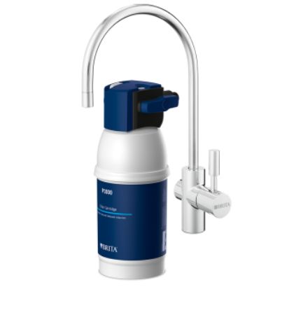 Brita mypure p1 filtro per acqua sotto il lavandino blu, bianco - 4006387065751