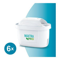 Brita filtro per acqua maxtra pro all-in-1 pacchetto di risparmio semestrale da 6 filtri - nuovo maxtra+ riduce impurità, cloro, pesticidi e calcare per acqua del rubinetto dal gusto migliore - 1050887