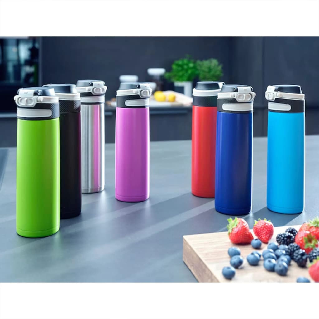 Leifheit Thermos Flip 600 ml Blu Scuro cod 10289