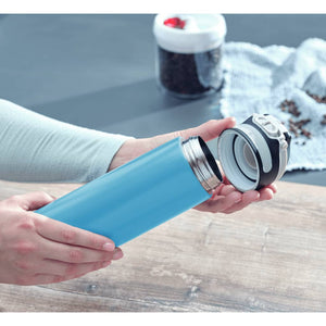 Leifheit Thermos Flip 600 ml Blu Acqua cod 9584