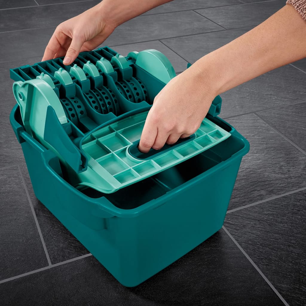 Leifheit Set Mocio Pavimenti Profi Compact Verde 55092