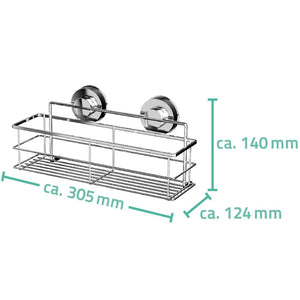 RIDDER Mensola per Doccia 30,5x12,4x14 cm Cromata 12010200