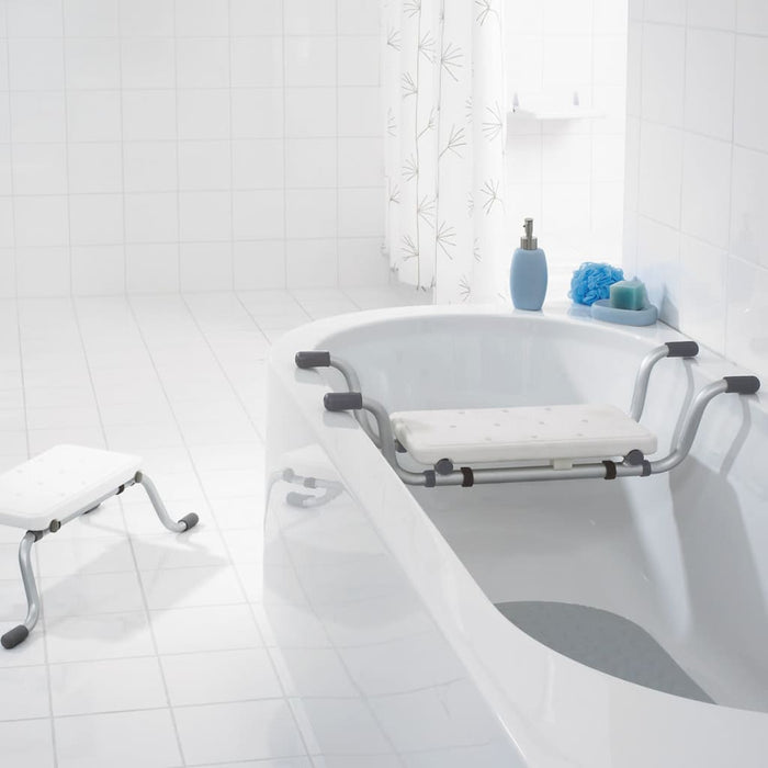 RIDDER Sedile/Poggiapiedi per Vasca da Bagno Eco Bianco A0042001