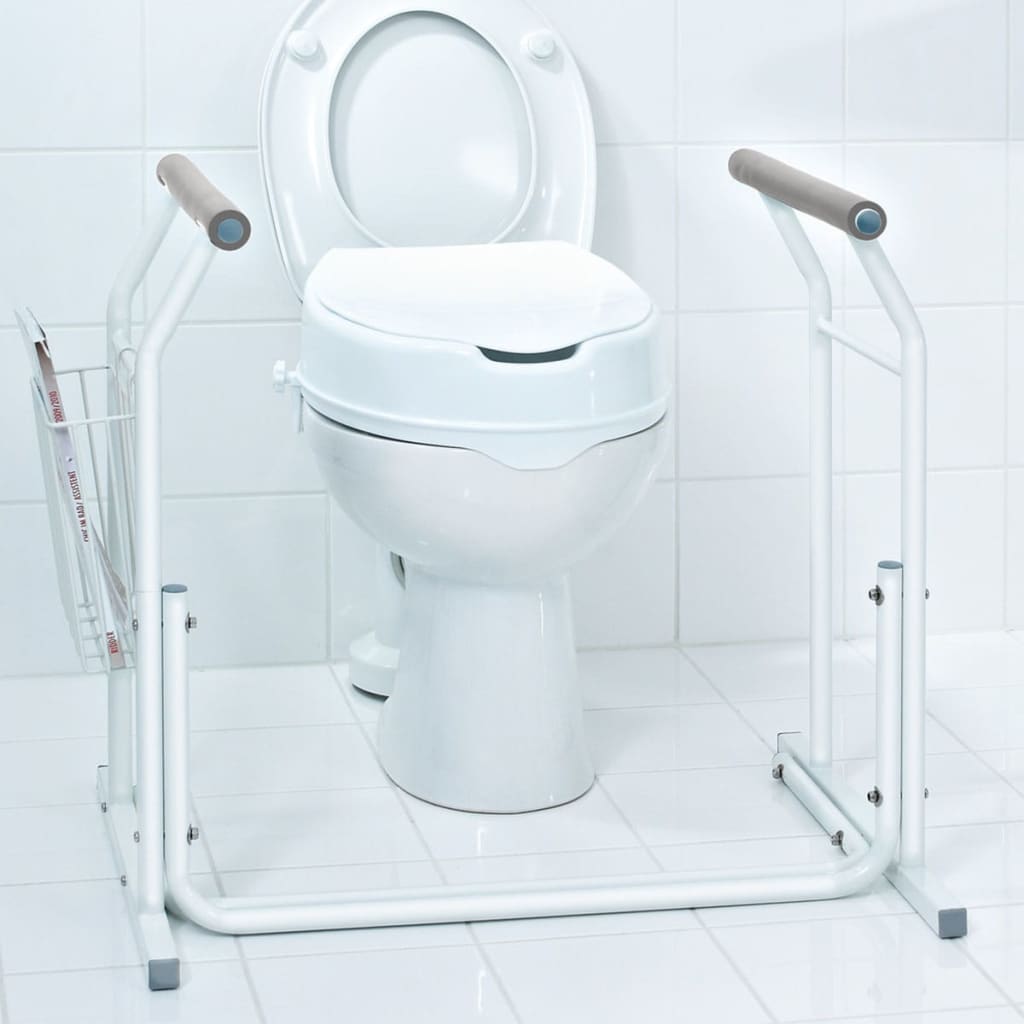 RIDDER Maniglioni di Sicurezza Mobili per WC 150 kg Bianco A0110101