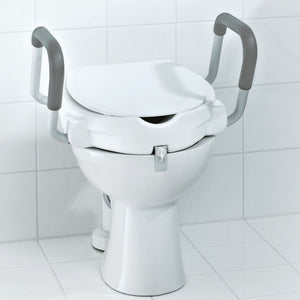 RIDDER Tavoletta WC con Maniglione di Sicurezza Bianco 150 kg A0072001