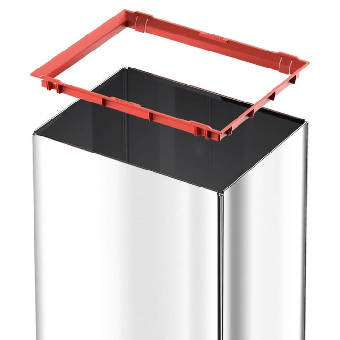 Hailo Pattumiera Big-Box Swing Taglia L 35 L Acciaio Inox 0840-111 415461