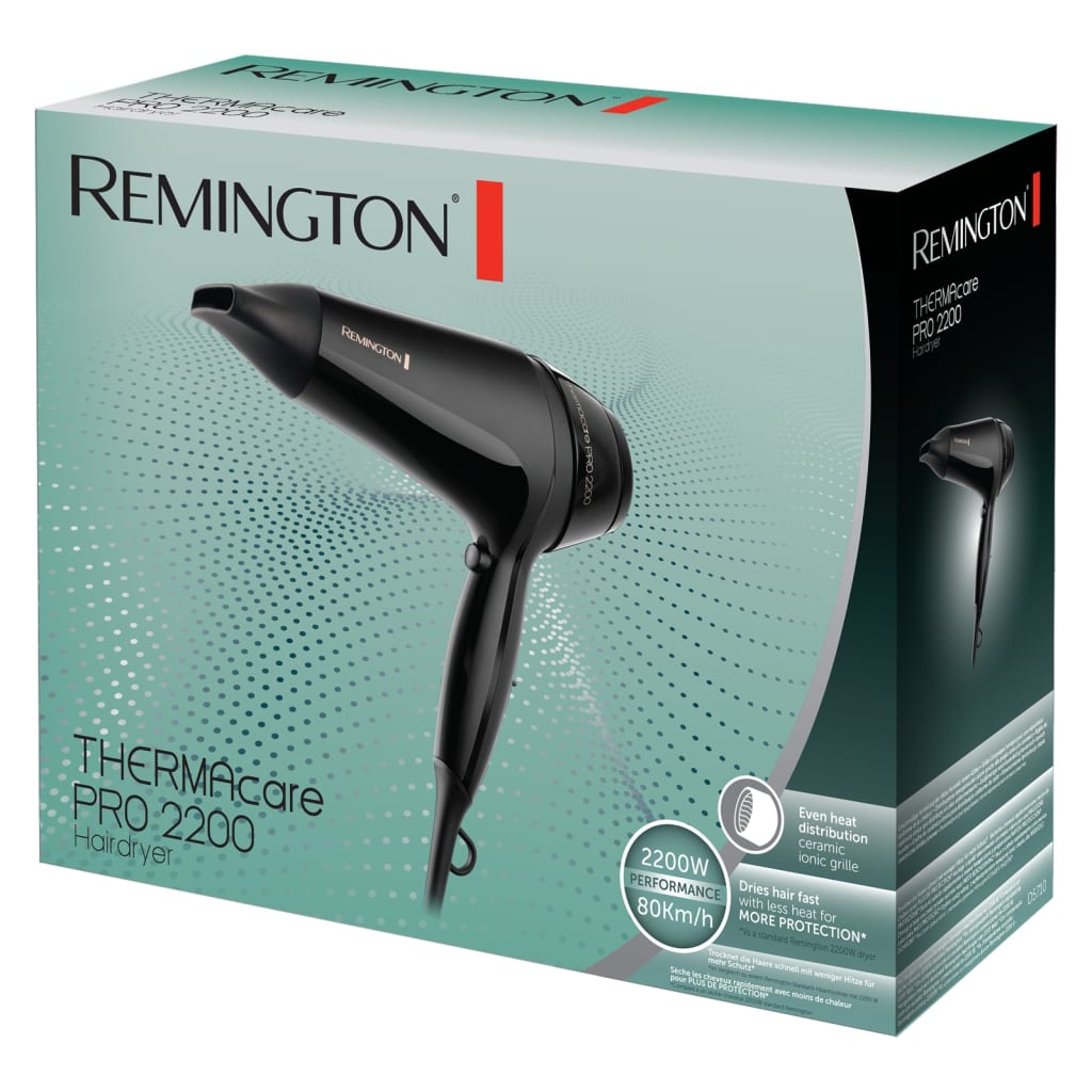 REMINGTON Asciugacapelli Thermacare PRO 2200 2200 W Nero 443788