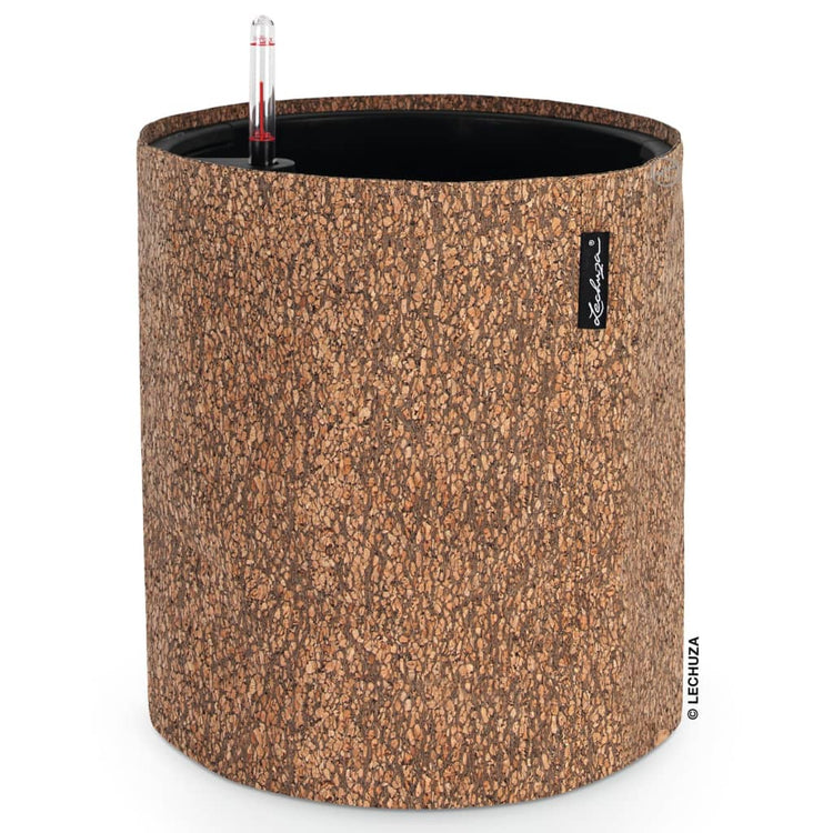 LECHUZA Fioriera TRENDCOVER 32 Cork ALL-IN-ONE Naturale Scuro 441318