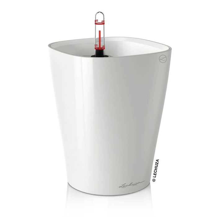 LECHUZA Fioriera DELTINI ALL-IN-ONE Bianco Lucido 443315