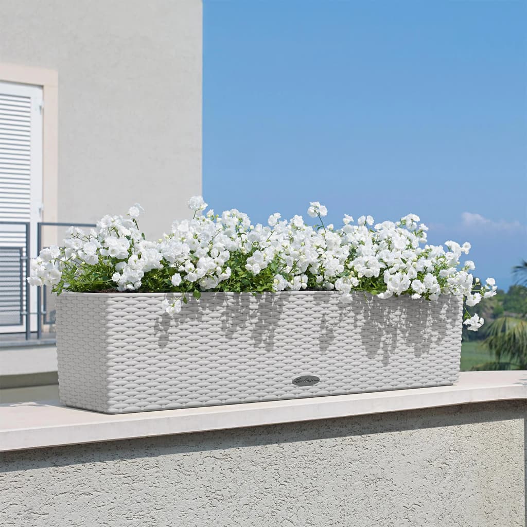 LECHUZA Fioriera BALCONERA Cottage 80 ALL-IN-ONE Bianca 443323