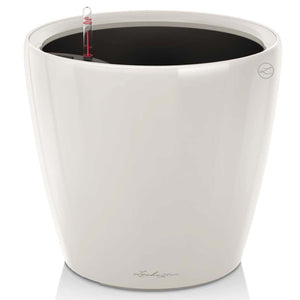 LECHUZA Vaso Fioriera Classico 28 LS ALL-IN-ONE Bianco Lucido 16040