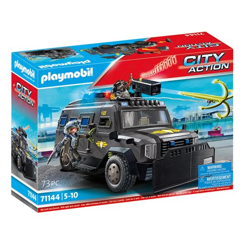 Costruzioni playmobil 71144 city action unità speciale veicolo blindat