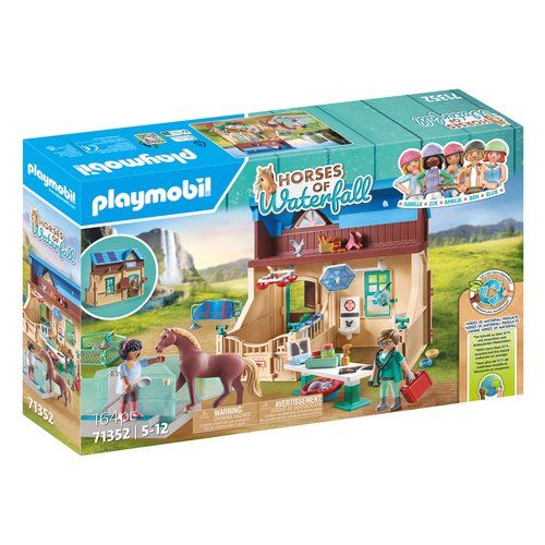 Stalla con veterinario playmobil 71352 horses of waterfall