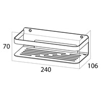 Tiger Mensola da Bagno Caddy Argentata 1400030946